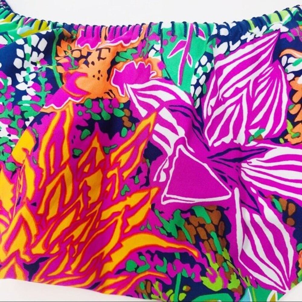 Trina Turk Tropic Escape Bandeau Bikini‎ Top NWT - Picture 7 of 8